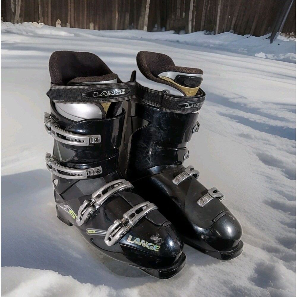 Lange F6 Softech Downhill Ski Boot Men’s US 12/12.5 (Mondo 30.5) 349mm, Black
